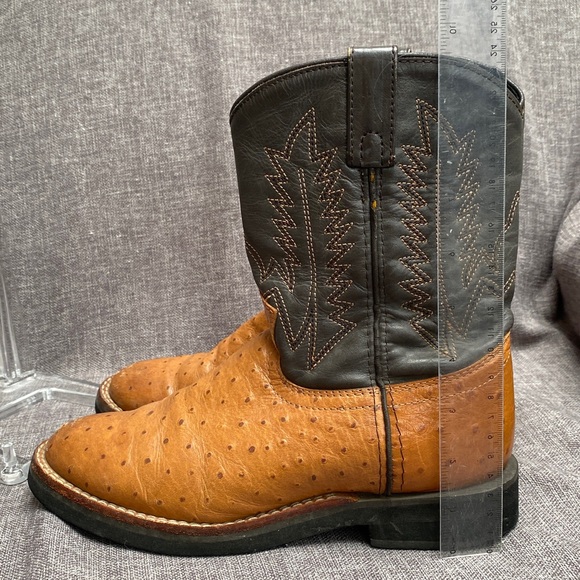 Smoky Mountain Ostrich Mid Boots Cowboy Women’s 6 - Picture 4 of 17